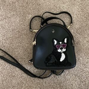 Kate Spade French Bulldog purse/backpack